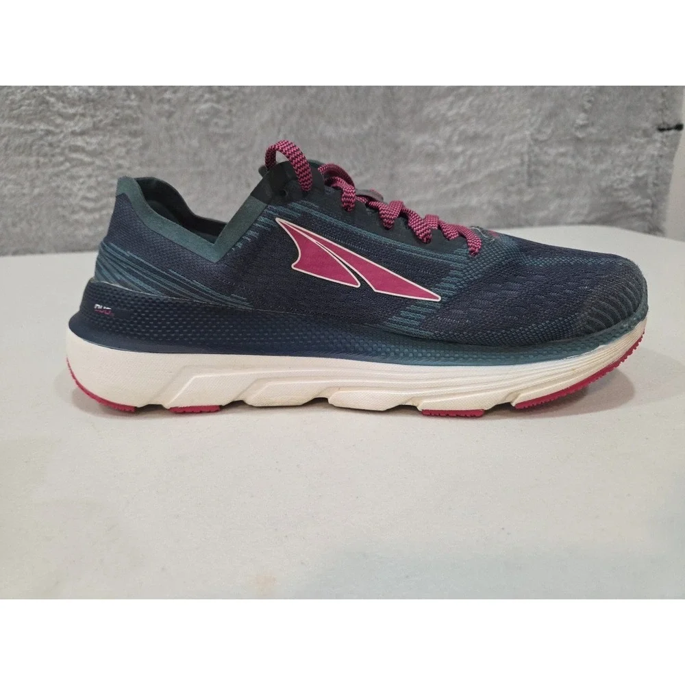 Altra Duo 1.5 Zero Drop Trail Running Shoes Womens US Sz 8.5W Blue Pink